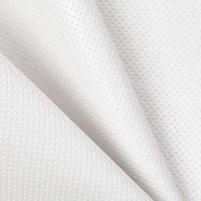 Ottertex Dotted Stretch Vinyl (Shiny Finish) Fabric SV579654 Optic White Image A4