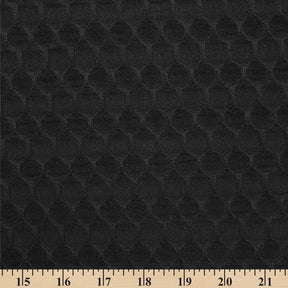 Honeycomb Bubble Jacquard Performance Knit Fabric SV579780 Black 3