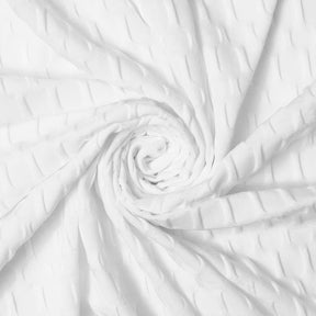 Honeycomb Bubble Jacquard Performance Knit Fabric SV579781 White 2