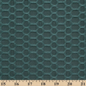 Honeycomb Bubble Jacquard Performance Knit Fabric SV579787 Hunter Green 3