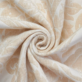 Julius Damask Chenille Upholstery Brocade Jacquard Fabric SV579883 Ivory / Beige 2