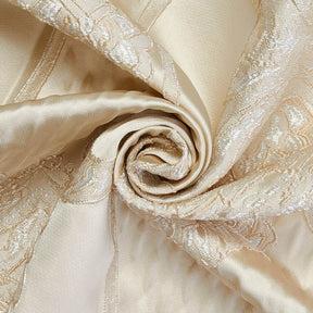 Embroidered Damask Brocade Satin Jacquard Fabric SV579885 2