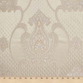 Embroidered Damask Brocade Satin Jacquard Fabric SV579885 4