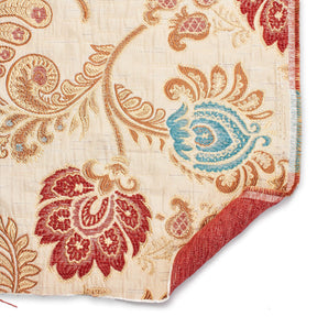 Floral Chenille Upholstery Brocade Jacquar Fabric SV579890 Beige / Multi 3