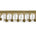 Beaded Pom Ball Tassel Fringe Trim SV579892 Gold / Sage 1
