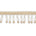Large Teardrop Beaded Rhinestone Tassel Fringe Trim SV579906 Ivory 1