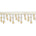 Small Teardrop Beaded Rhinestone Tassel Fringe Trim SV579916 Light Yellow 1