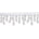 Small Teardrop Beaded Rhinestone Tassel Fringe Trim SV579920 White 1