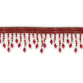 Diamond Beaded Rhinestone Tassel Fringe Trim SV579923 1