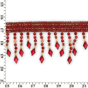 Diamond Beaded Rhinestone Tassel Fringe Trim SV579923 3