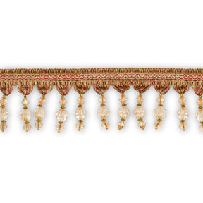 Ornamental Beaded Rhinestone Tassel Fringe Trim SV579926 Multi Color 1