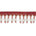Ornamental Beaded Rhinestone Tassel Fringe Trim SV579927 Bugundy / Gold 1