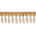 Ornamental Beaded Rhinestone Tassel Fringe Trim SV579929 Light Yellow 1