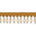 Ornamental Beaded Rhinestone Tassel Fringe Trim SV579930 Gold 1