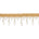 Pear Drop Beaded Rhinestone Tassel Fringe Trim SV579931 Light Yellow 1