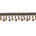 Square Beaded Rhinestone Tassel Fringe Trim SV579938 Brown 1