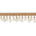 Square Beaded Rhinestone Tassel Fringe Trim SV579939 Gold 1