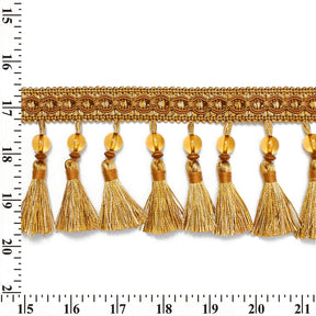 Beaded Tassel Fringe Trim SV579946 Gold 3