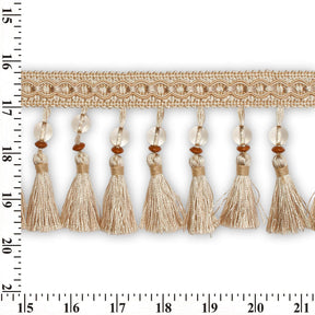 Beaded Tassel Fringe Trim SV579948 Ivory 3