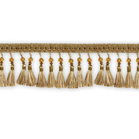 Beaded Tassel Fringe Trim SV579949 Bronze 1