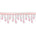 Small Teardrop Beaded Rhinestone Tassel Fringe Trim SV579952 Pink 1