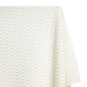 Honeycomb Bubble Jacquard Performance Knit Fabric SV579988 Ivory 1