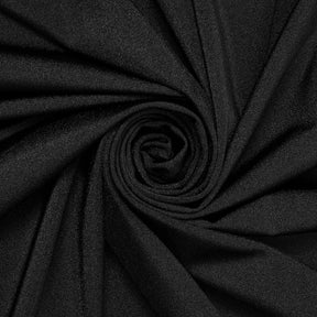 Shiny Spandex Milliskin Tricot Fabric SV573533 Black 1