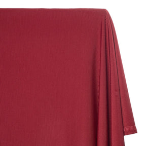Performance Rib Knit Fabric SV580097 Maroon Dream 2