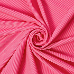 Performance Rib Knit Fabric SV580100 Neon Pink 1