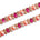 Oval Resin Rhinestone Iron On Trim SV580172 Pink 1