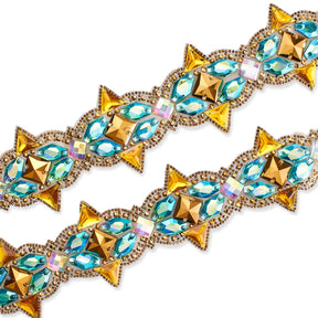 Northstar Resin Rhinestone Iron On Trim SV580178 1