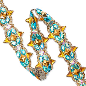Northstar Resin Rhinestone Iron On Trim SV580178 3