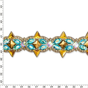 Northstar Resin Rhinestone Iron On Trim SV580178 4