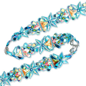 Aquatic Resin Rhinestone Iron On Trim SV580179 3