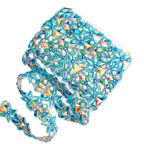Aquatic Resin Rhinestone Iron On Trim SV580179 2