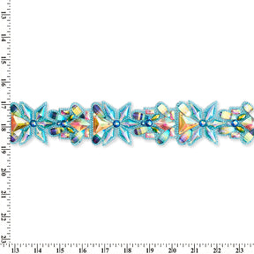 Aquatic Resin Rhinestone Iron On Trim SV580179 4