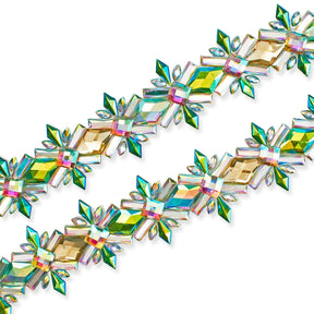 Embellished Resin Rhinestone Iron On Trim SV580180 1