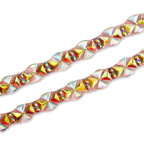 Cross Resin Rhinestone Iron On Trim SV580184 1