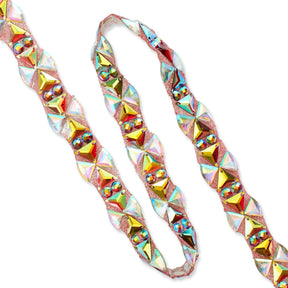 Cross Resin Rhinestone Iron On Trim SV580184 3