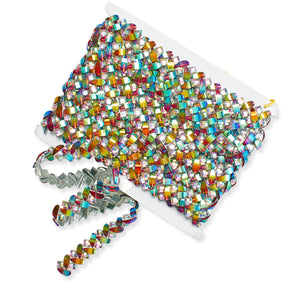 Bejeweled Resin Rhinestone Iron On Trim SV580187 2