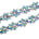Icy Resin Rhinestone Iron On Trim SV580188 Aqua 1