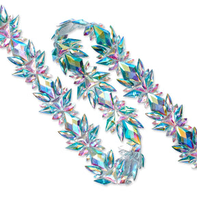 Icy Resin Rhinestone Iron On Trim SV580188 Aqua 3