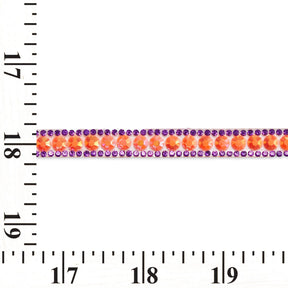 Chain Resin Rhinestone Iron On Trim SV580190 Orange 4