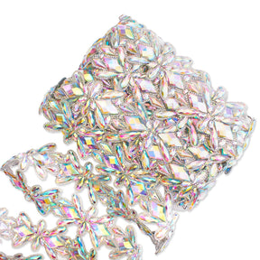Butterfly Resin Rhinestone Iron On Trim SV580194 3