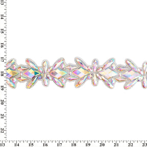 Butterfly Resin Rhinestone Iron On Trim SV580194 4