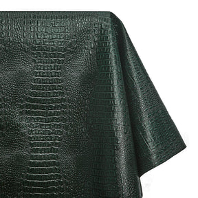 Ottertex Crocodile Vinyl Leather Fabric Fabric SV580204 Forest Green Image A1