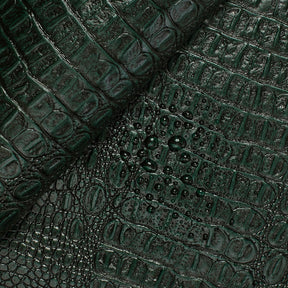 Ottertex Crocodile Vinyl Leather Fabric Fabric SV580204 Forest Green Image A4