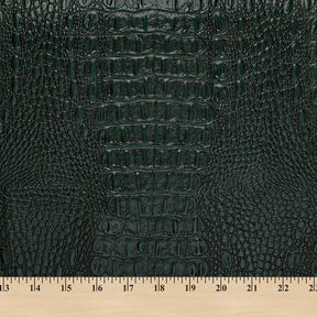 Ottertex Crocodile Vinyl Leather Fabric Fabric SV580204 Forest Green Image A9