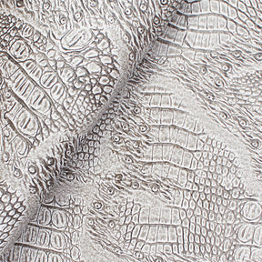 Ottertex Snakeskin Vinyl Leather Fabric SV580212 White Image A4