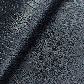 Ottertex Snakeskin Vinyl Leather Fabric SV580213 Grey Image A4